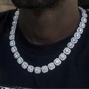 BRAND NEW MOISSANITE SILVER DIAMOND CHAIN‼️